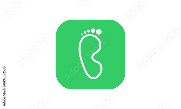 Obraz Logo Footprints