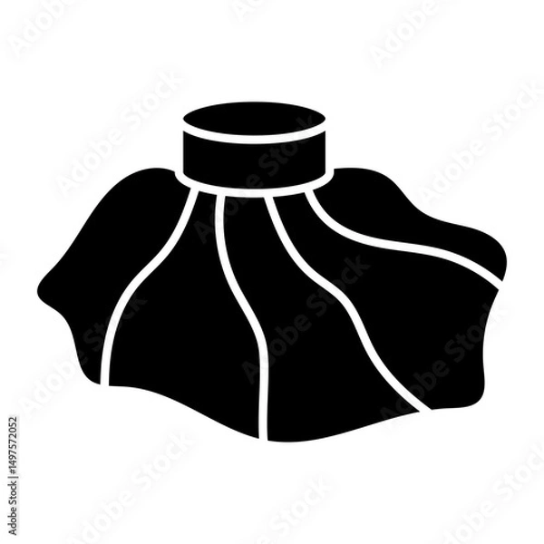 Obraz Cold Compress glyph icon

