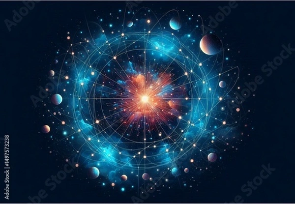 Obraz 宇宙の中心から光～小さな惑星