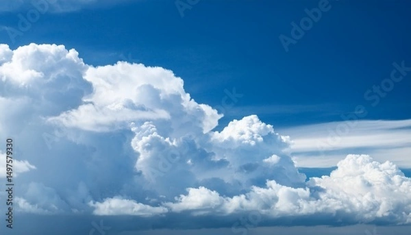 Obraz beautiful cloud and blue transparent background