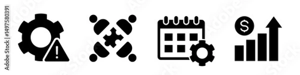 Obraz analytics, management growth, optimization, business