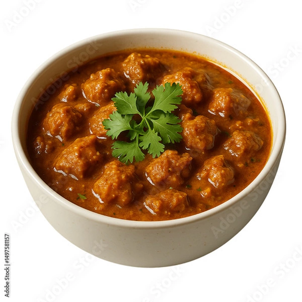 Obraz beef stew with vegetables isolated on transparent or white background png