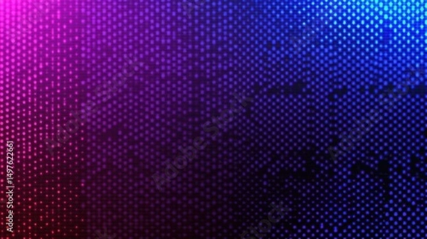 Fototapeta Pixel Gradient Background with Tech-Inspired Dotted Texture