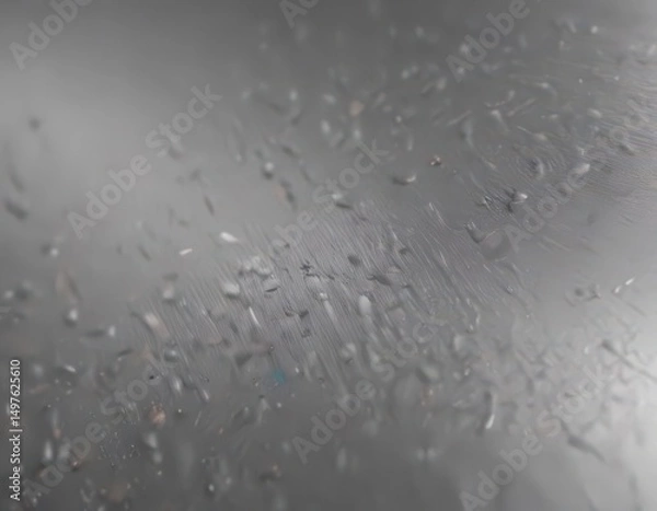 Fototapeta Close-up of brushed chrome, reflecting light subtly , steel, reflective, abstract