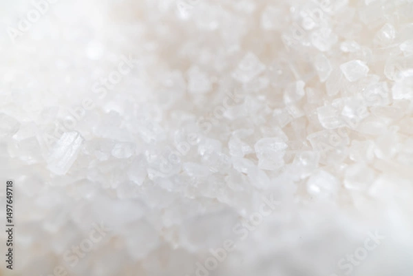 Obraz closeup of granulated sugar, background, texture, pattern