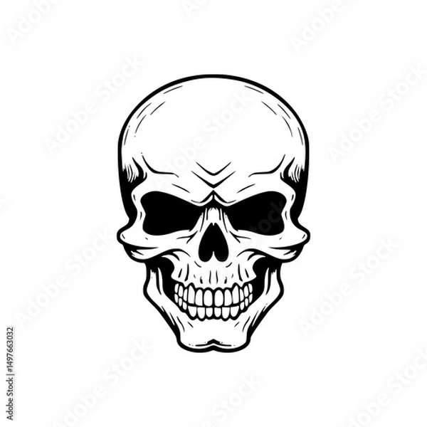 Fototapeta skull and crossbones