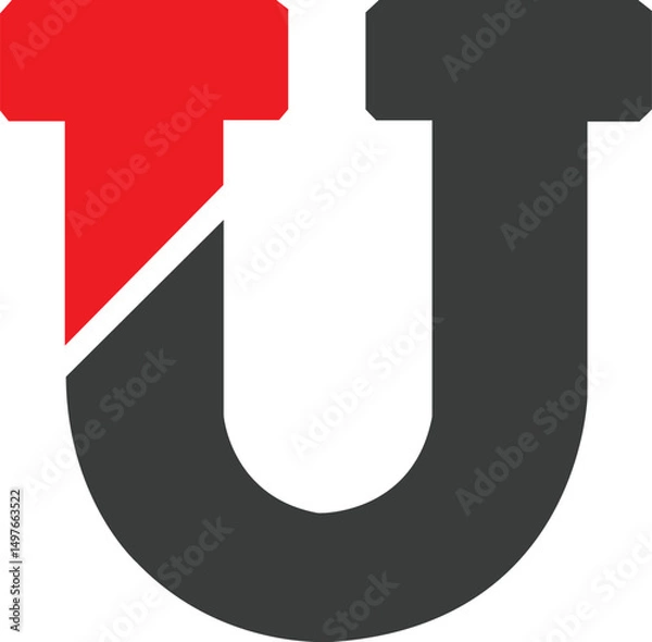 Fototapeta U Logo design Most Bewtifull