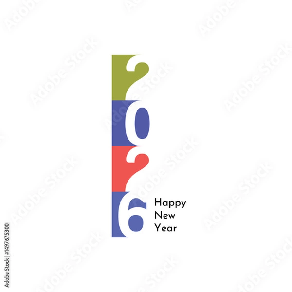 Fototapeta Modern 2026 Logo Design – Minimal and Clean Vector Template