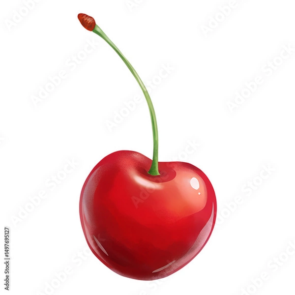 Obraz cherry isolated on white background