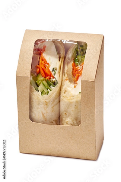 Obraz Enjoy Healthy Wraps thoughtfully packaged in EcoFriendly materials for all occasions