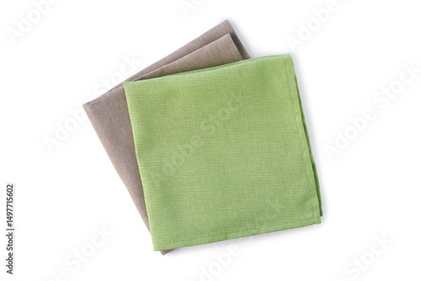 Obraz EcoFriendly Kitchen Cloths Sustainable and Colorful Textiles for Your Home and Kitchen