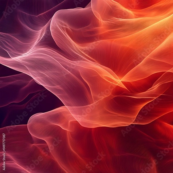 Fototapeta Abstract flowing energy