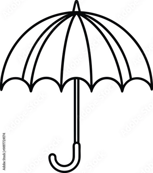 Fototapeta umbrella-icon---vector-illustration (1).eps