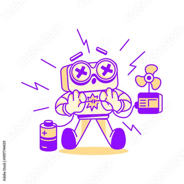 Obraz Electrical connection