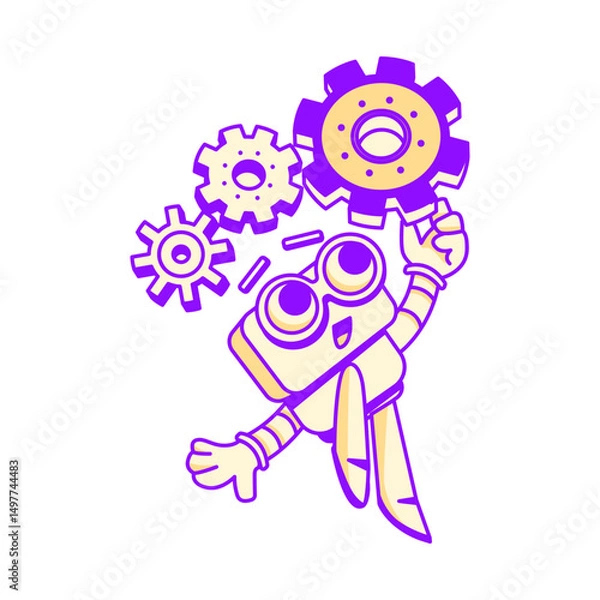 Obraz Starting the gear