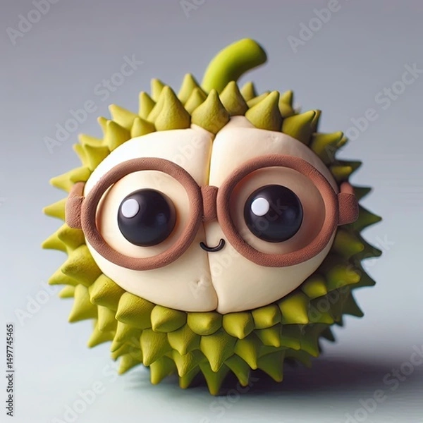 Obraz durian cartoon caracter