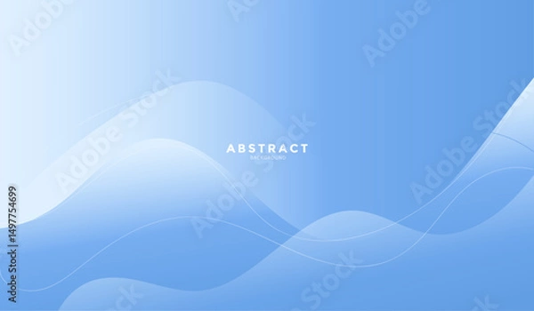Fototapeta Abstract blue wave background, Abstract blue Banner background with lines