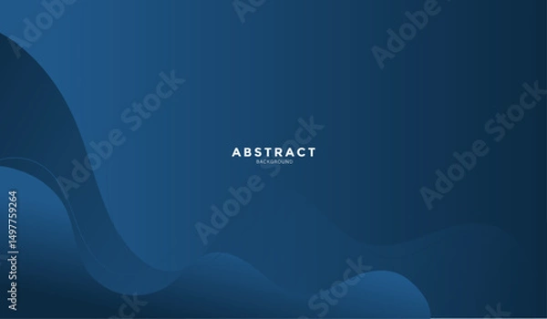 Fototapeta abstract blue wave background