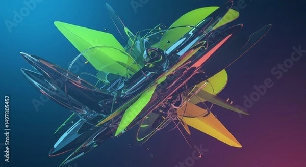 Fototapeta Elegant modern abstract wallpaper for every Windows desktop. 