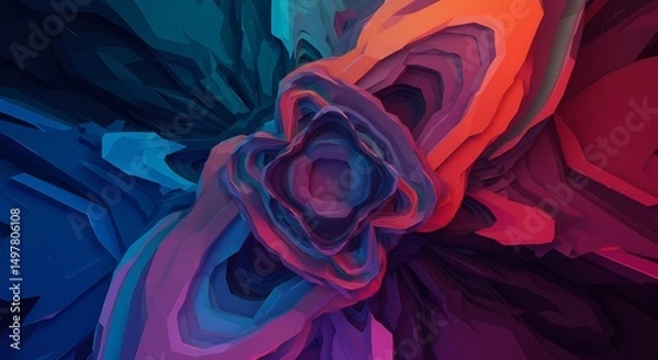Fototapeta Elegant modern abstract wallpaper for every Windows desktop. 