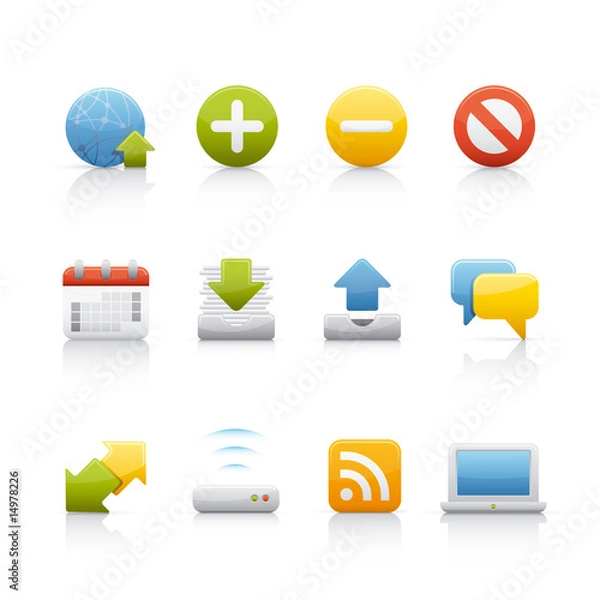 Obraz Icon Set - Communications