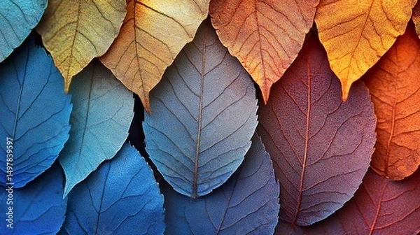 Obraz autumn leaves background