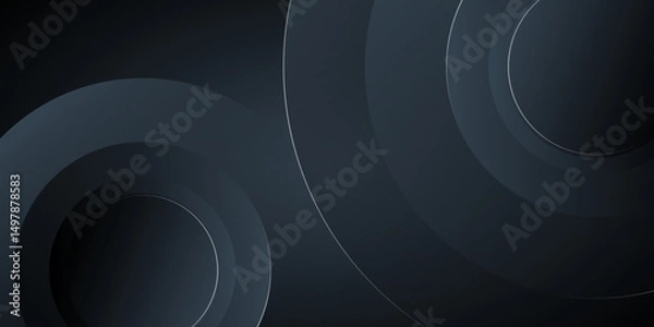 Fototapeta dark gray arrows abstract background design.  Vector abstract graphic design banner pattern background template. Vector illustration for presentation design. Can be used for business, corporate. 
