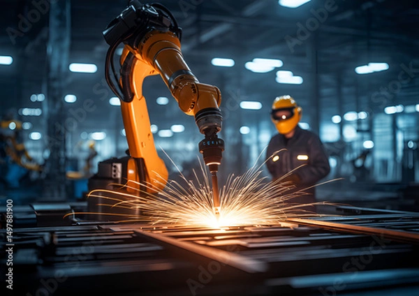 Obraz Forging the Future: Life Inside Modern Industry