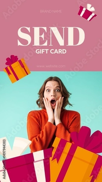 Obraz Gift Boxes Story / Vertical / Part 03