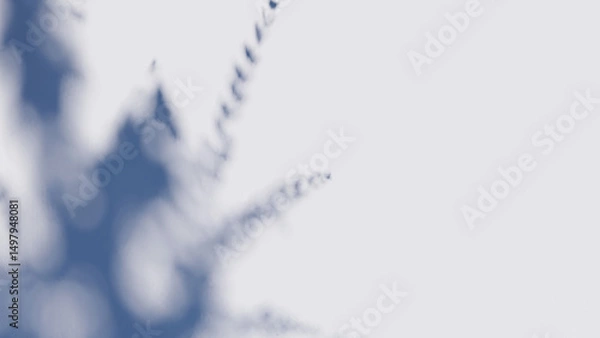 Fototapeta shadow overlay wall texture sunlight leaf shade abstract 3d render.