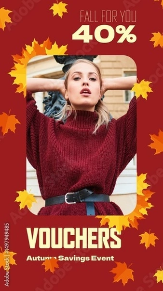 Obraz Autumn Sale Story / Vertical / Part 04