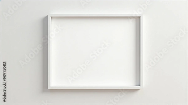 Obraz white picture frame