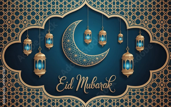 Fototapeta Eid Mubarak Design
