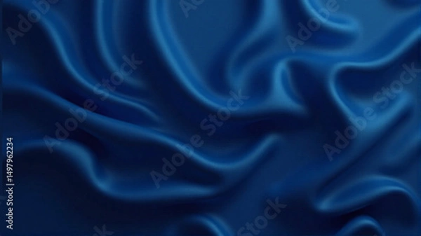 Obraz dark blue silk