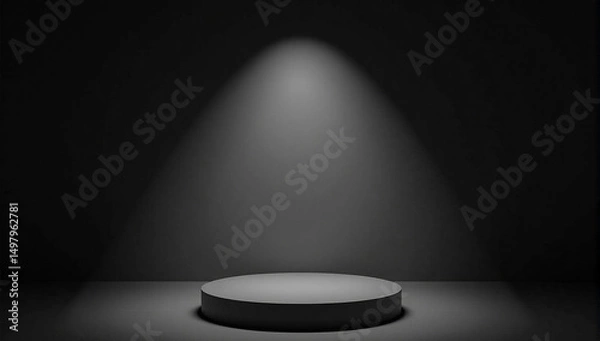 Obraz spotlight on stage