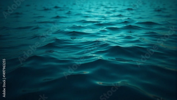 Obraz blue water surface