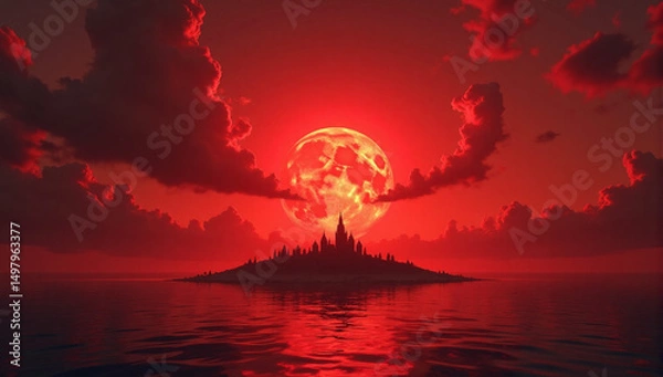 Obraz sunset in the sea