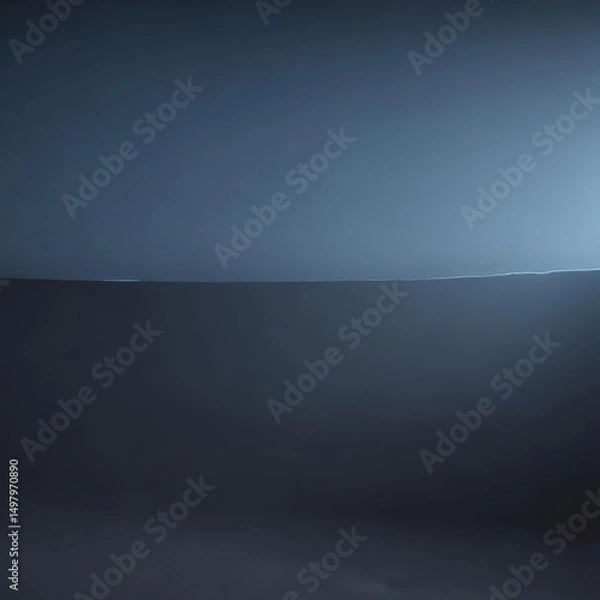 Fototapeta Subtle blue gradient, dark to light  Elegant, smooth, and calming ,  soft,  dreamy,  sophisticated