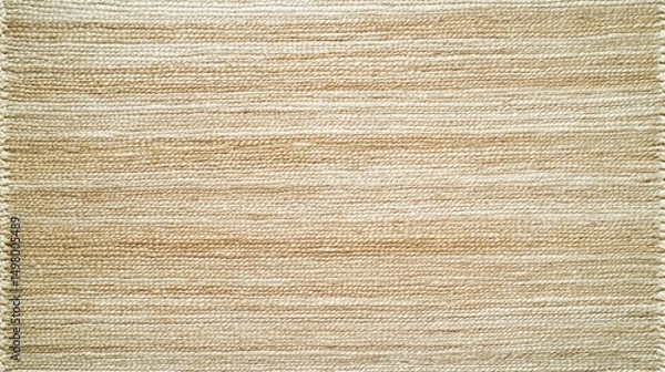 Obraz Close-up texture of a woven rug, featuring a neutral, beige color palette.