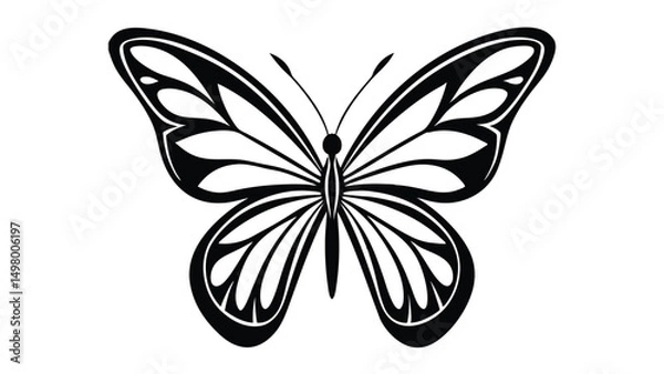 Obraz Elegant Butterfly in Flight