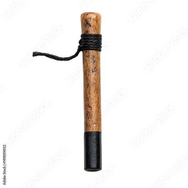 Obraz Fire starter stick with striker. Isolated white background. Png format