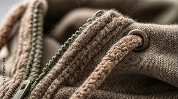 Obraz Innovative Modular Clothing Line Featuring Plant-Based Biodegradable Materials for Sustainable Fashion and Eco-Conscious Living