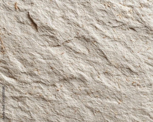 Obraz Textured Surface of Untreated Recycled Paper Highlighting Natural Fiber Patterns for Eco-Friendly Crafting and Sustainable Design Inspiration