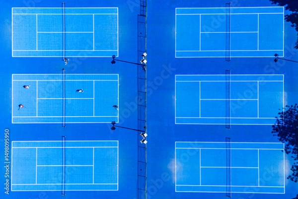 Fototapeta Wythenshawe Park tennis courts