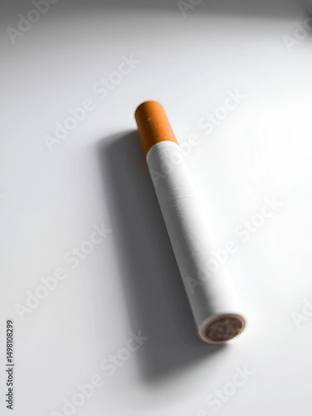 Fototapeta cigarette  isolated on a white background