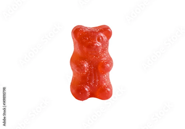 Fototapeta Red Gummy Bear: Delicious Candy Image