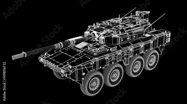 Obraz Armored infantry vehicle