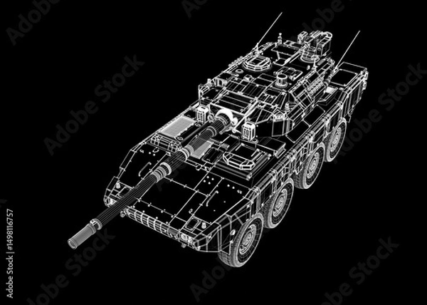 Obraz Armored infantry vehicle