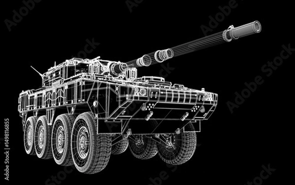 Obraz Armored infantry vehicle