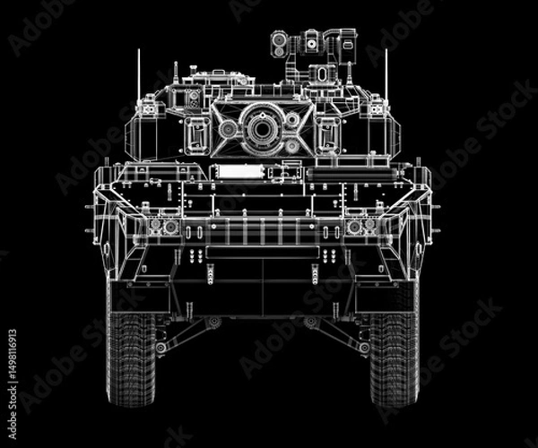 Obraz Armored infantry vehicle